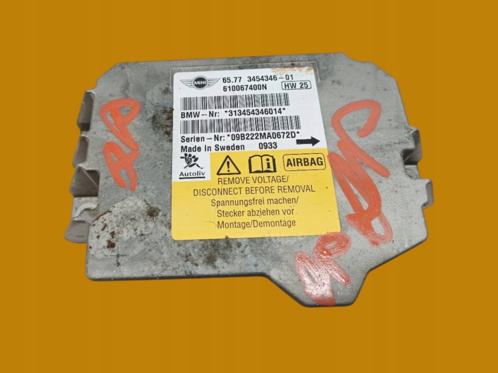 Купити Датчик подушка безпеки 3454346 mini one ii 2006-2013