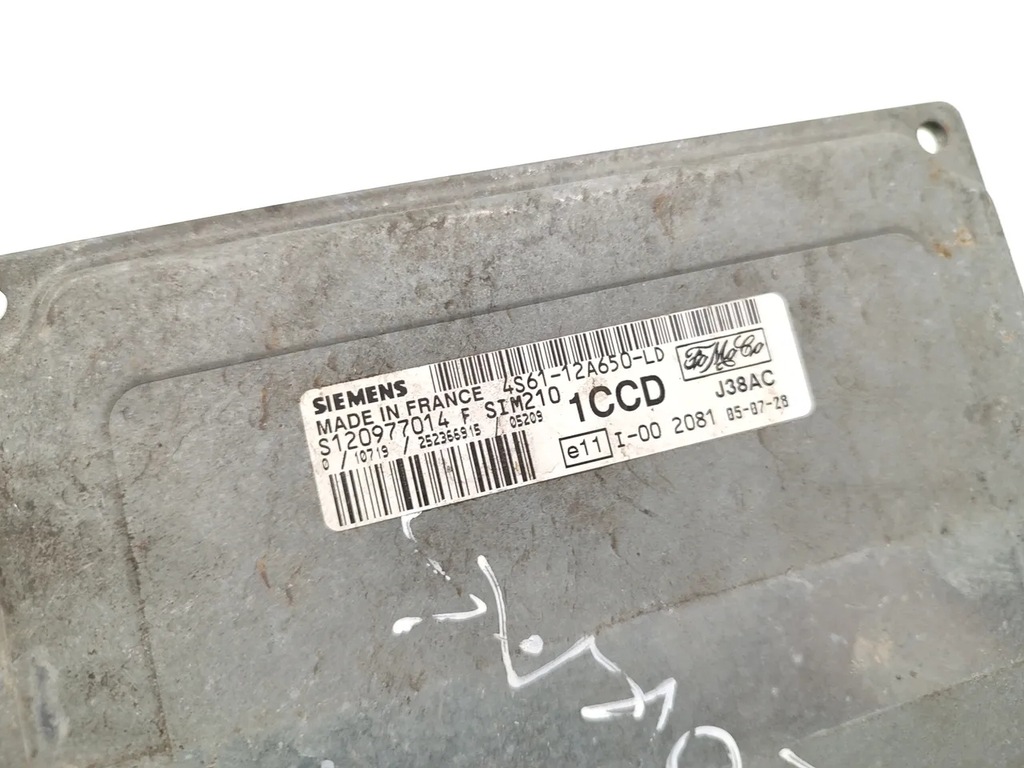 фото №4, Ford fiesta модуль модуля керуючого двигуна 1ccd