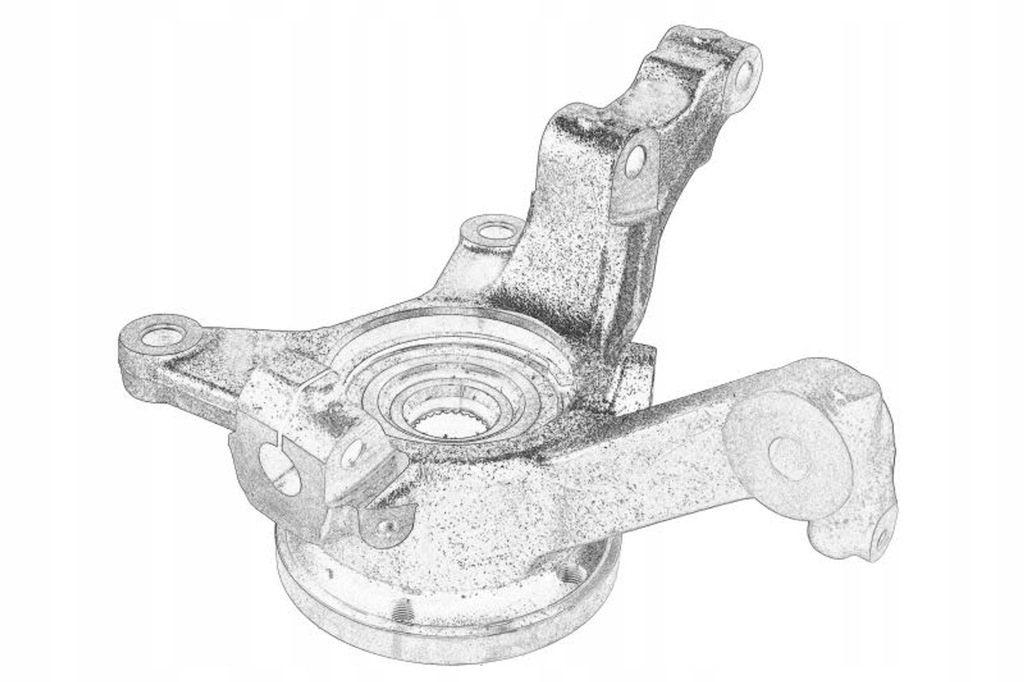 фото №1, Поворотний кулак перед p kpl. з ступиця i підшипник pasuje do: citroen jumpy ii,