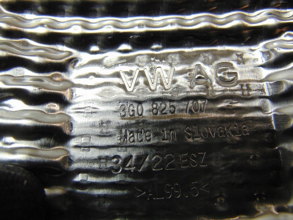 фото №6, Защита лист тепловая vw passat b8 3g0825707