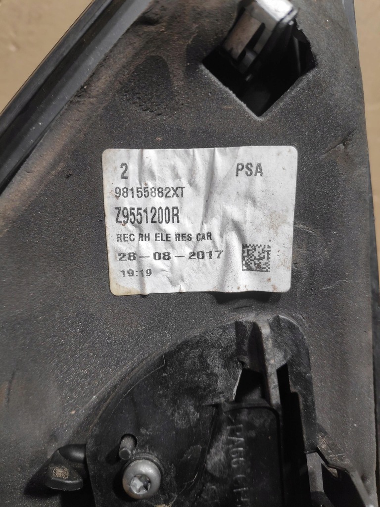 фото №9, Дзеркало ліва uk peugeot expert ii 98155882xt