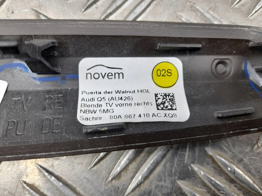 фото №11, Audi q5 sq5 80b853190e ustaw ручка внутрішнє