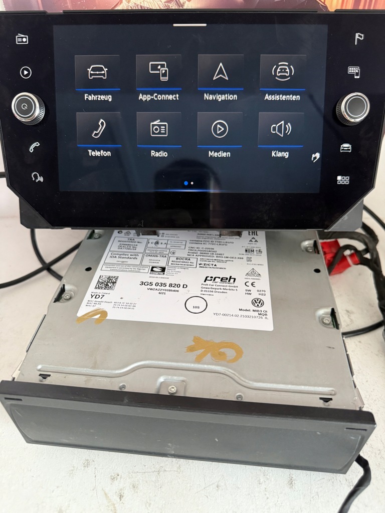 фото №2, Vw passat tiguan t-roc навігація радіо мультимедіа mib3 3g5035820d