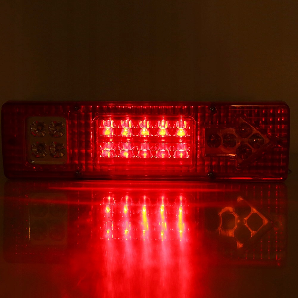 фото №4, 2x12v 19 led лампа задня led причепа комбінована