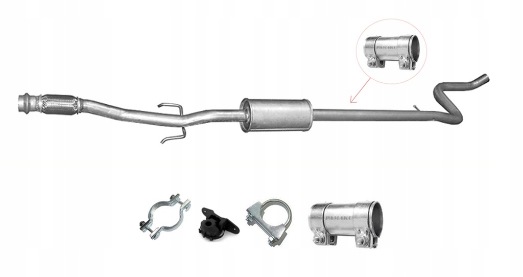 фото №6, Гаситель polmostrów 19.181alu средний peugeot 207 207 1.6thp 06- polmo