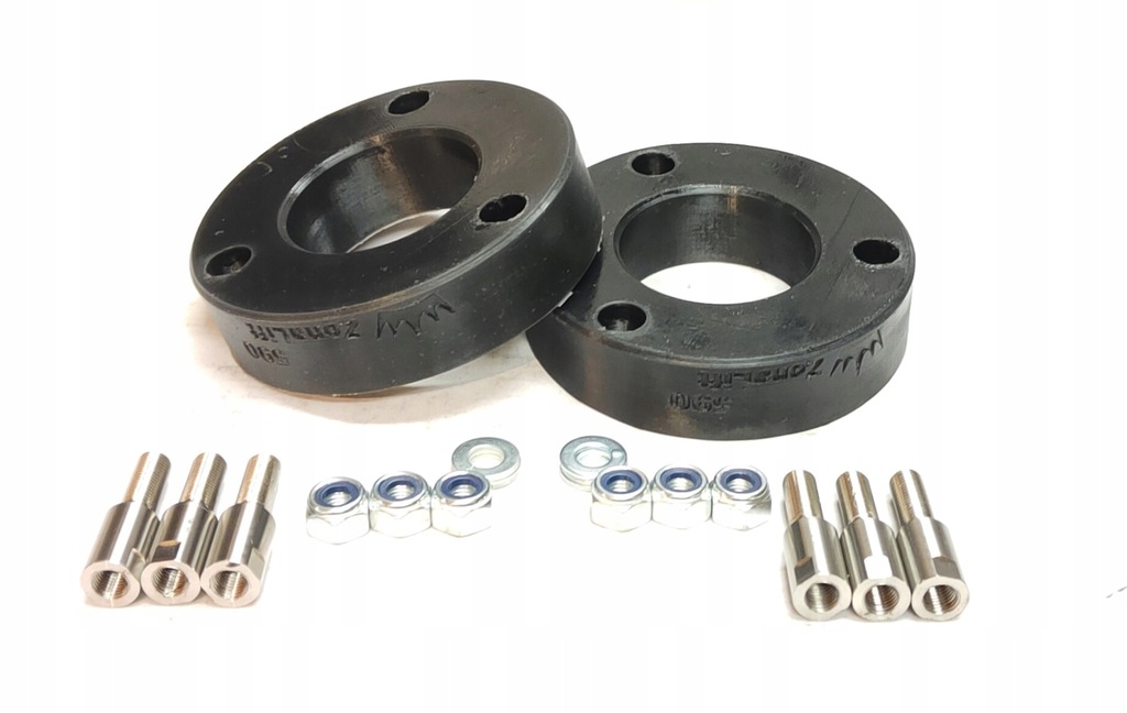 фото №13, Kia sorento i 2002r-2009r прокладки na амортизаторна стійка 50mm / lift 2 cale / перед