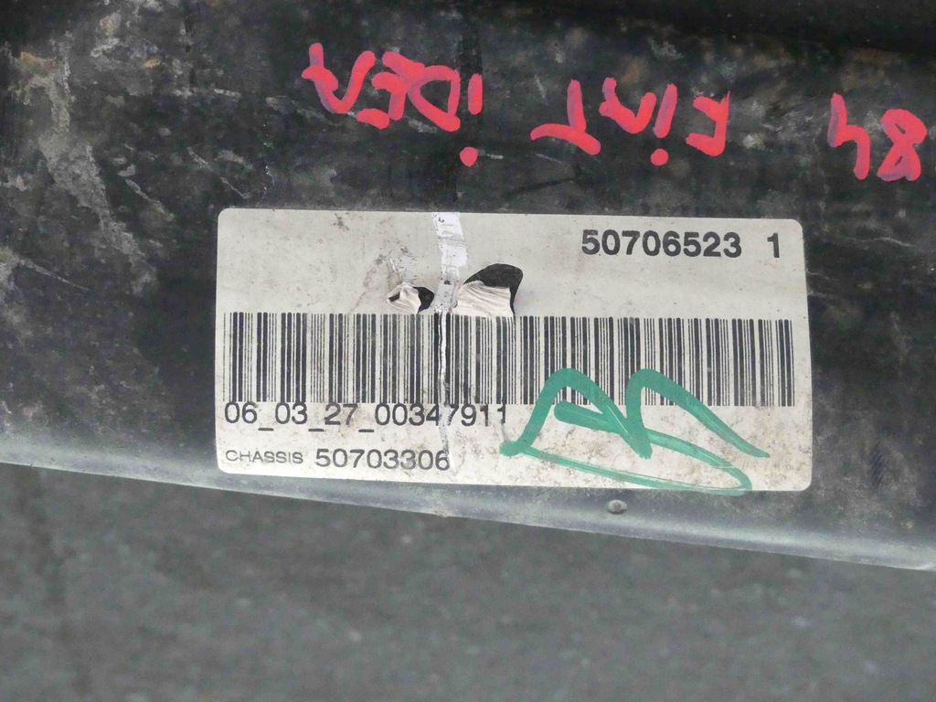 фото №8, Балка задня oś задня fiat idea гальмівні барабани