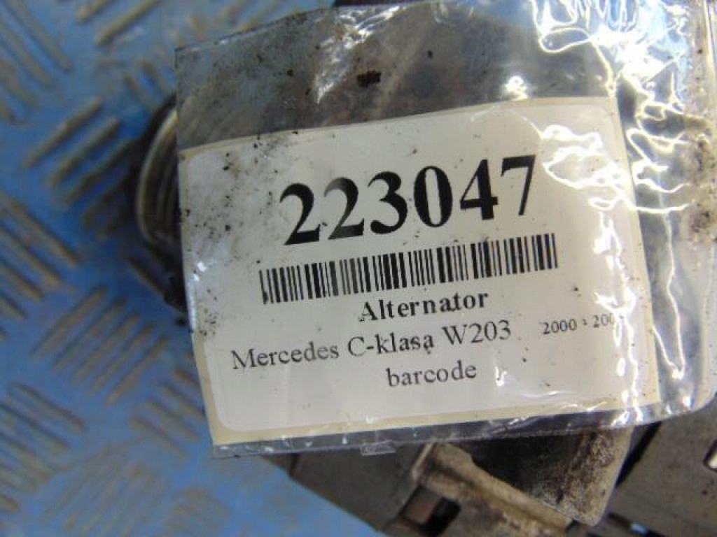 фото №10, Mercedes c klasa w203 lift генератор a2711540902