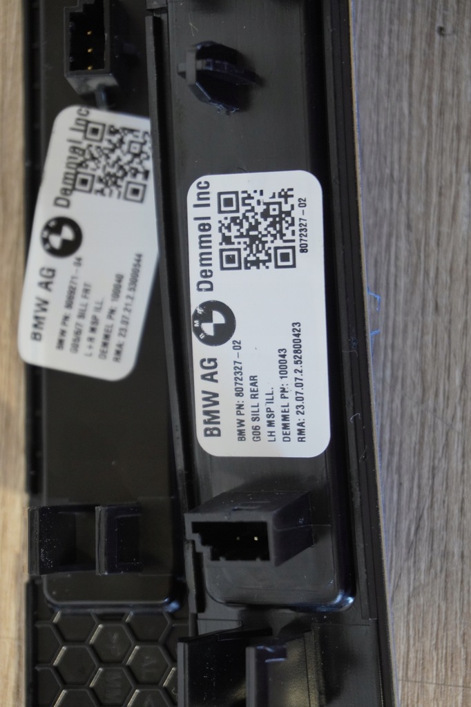 фото №4, Накладки пороговые bmw x6 g06 m-pakiet led nowe