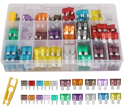 фото №13, Набор автомобильных предохранителей маленький большой предохранители 300 el 2a-40a