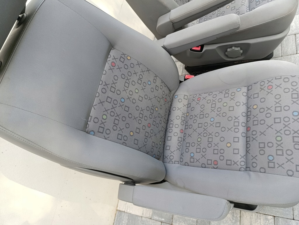 фото №14, Vw t5 t6 комплект сидений передних сиденье пассажир водителя ox сиденья перед