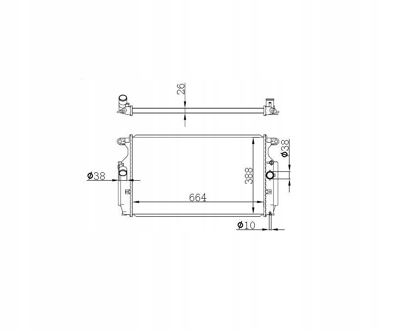 фото №1, Радіатор toyota verso 09- 164000r030