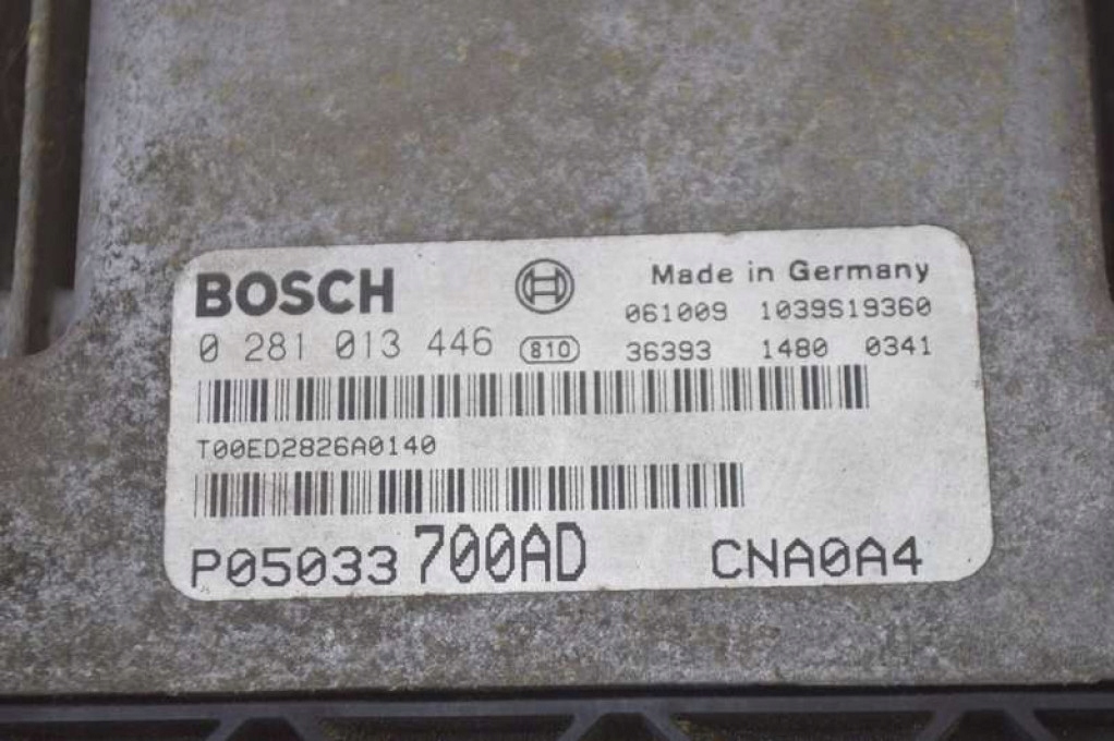 фото №7, Блок управления двигателя 1039s19360 0281013446 chrysler sebring iii 2.0 crd 140 km