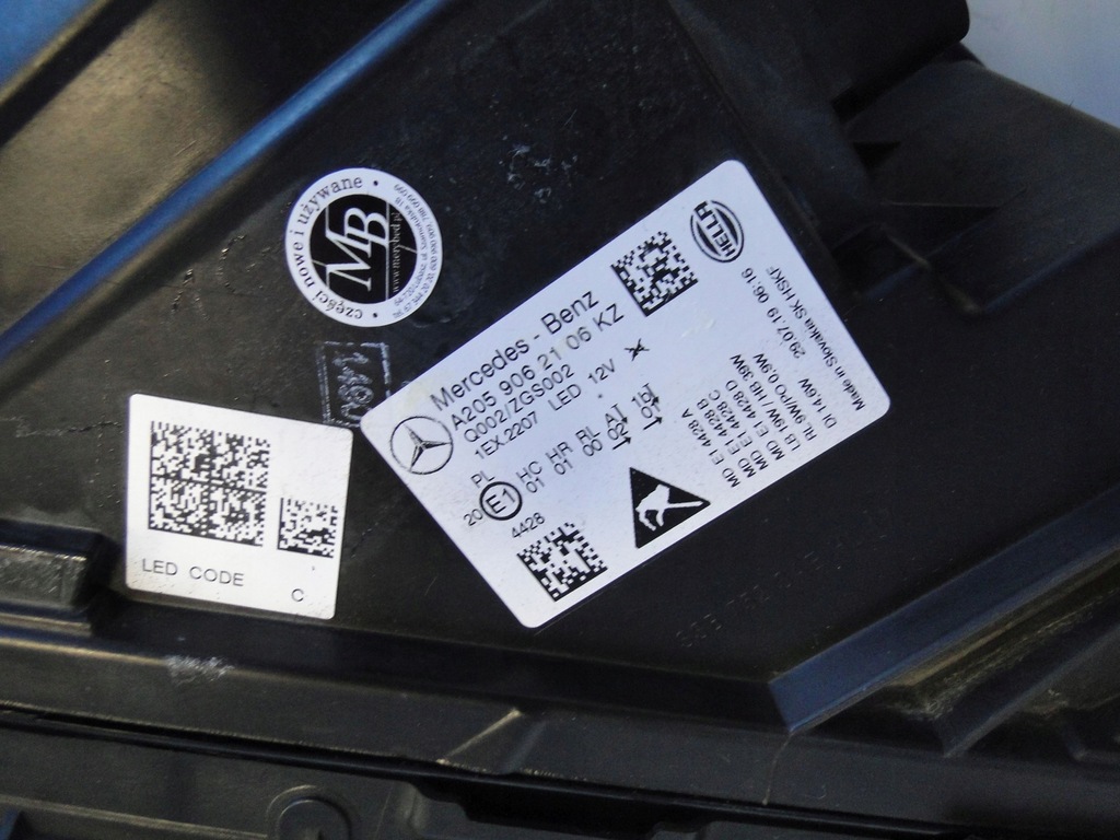 фото №10, Mercedes w205 205 lift лампа левая led high perform