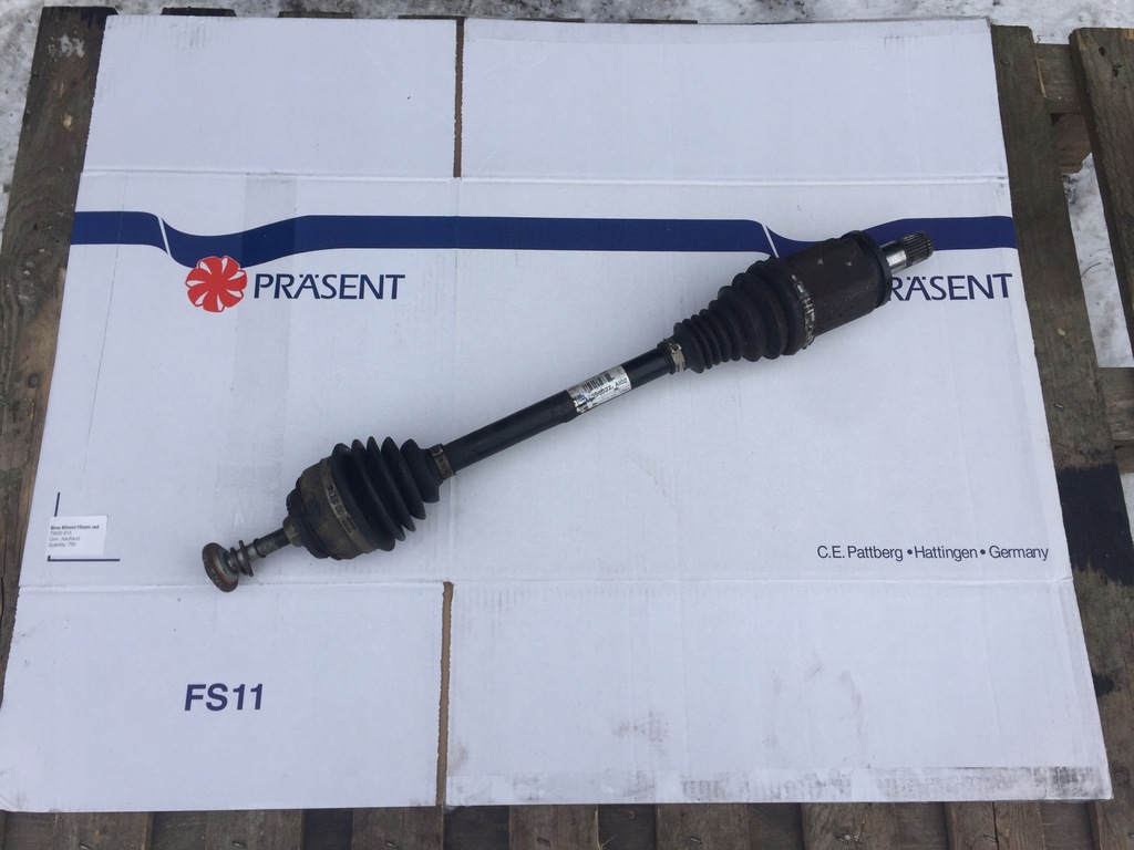 фото №1, Привідний вал перед ліва bmw x3 f25