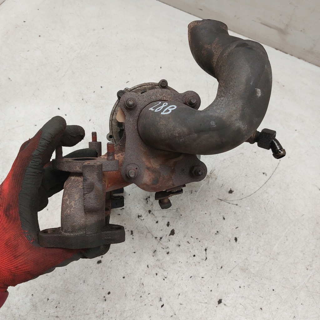 фото №13, Volkswagen polo iv 1,4tdi турбина турбонагнетатель