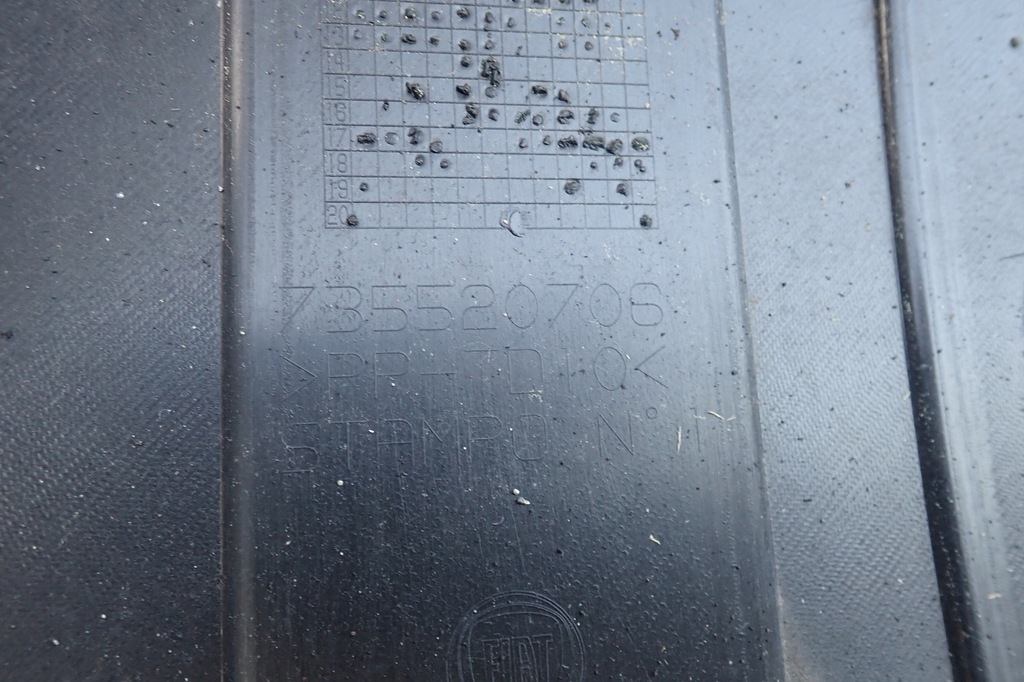 фото №11, Fiat panda iii бампер задняя 735520706 оригинал