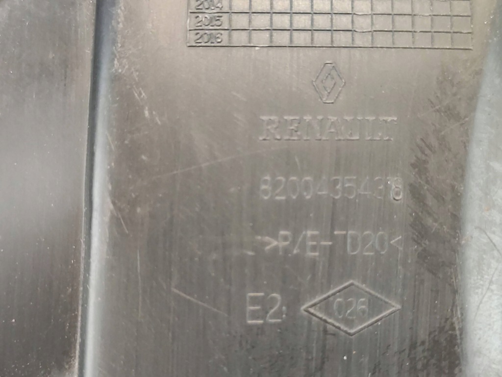 фото №7, Renault kangoo ii 2 направляющая mocoawnie бампера правый задняя 8200435438