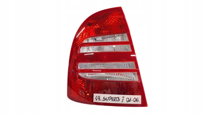 фото №1, Skoda superb i 2001-2006 sedan лампа ліва задня