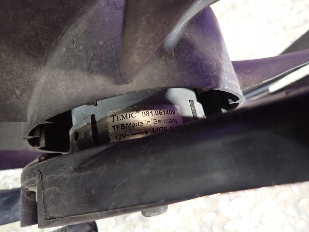 фото №4, Vw fox 1,2 55km bmd вентилятор радиатора 6q0121207e