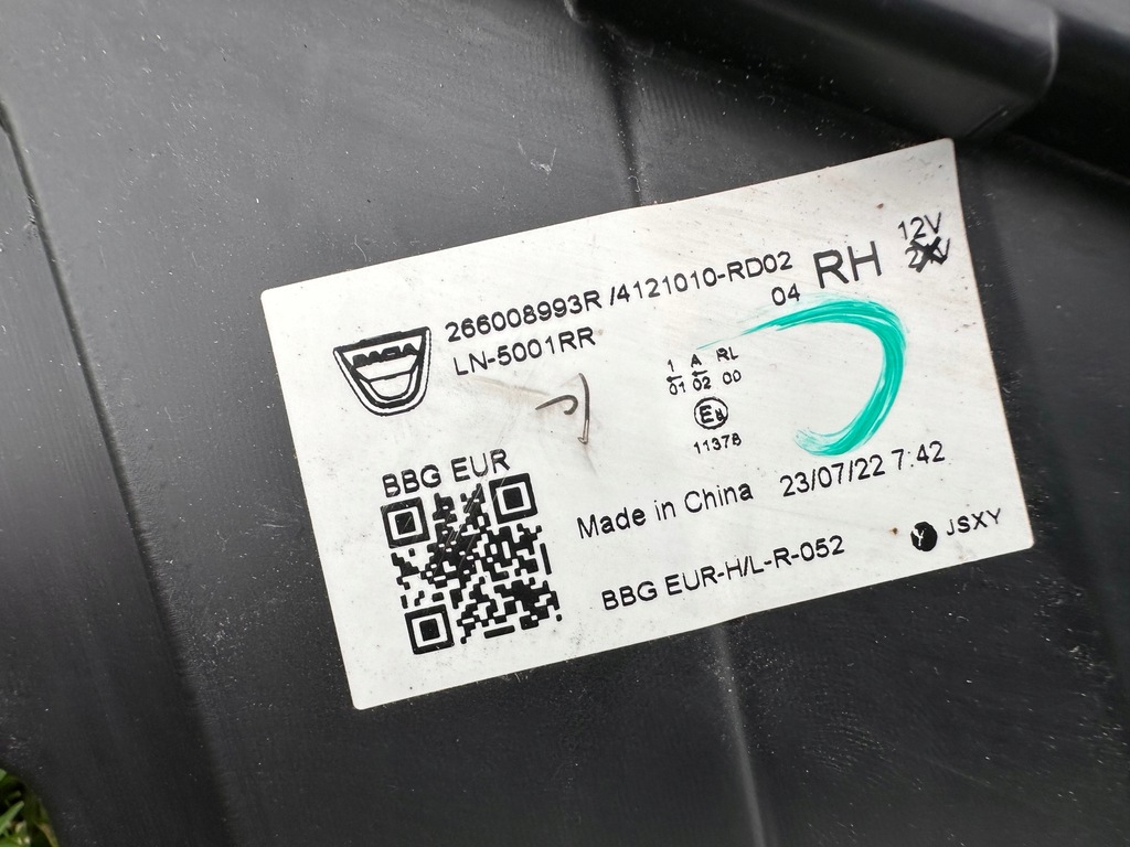 фото №13, Dacia spring лампа передняя левая+ правая led drl eur