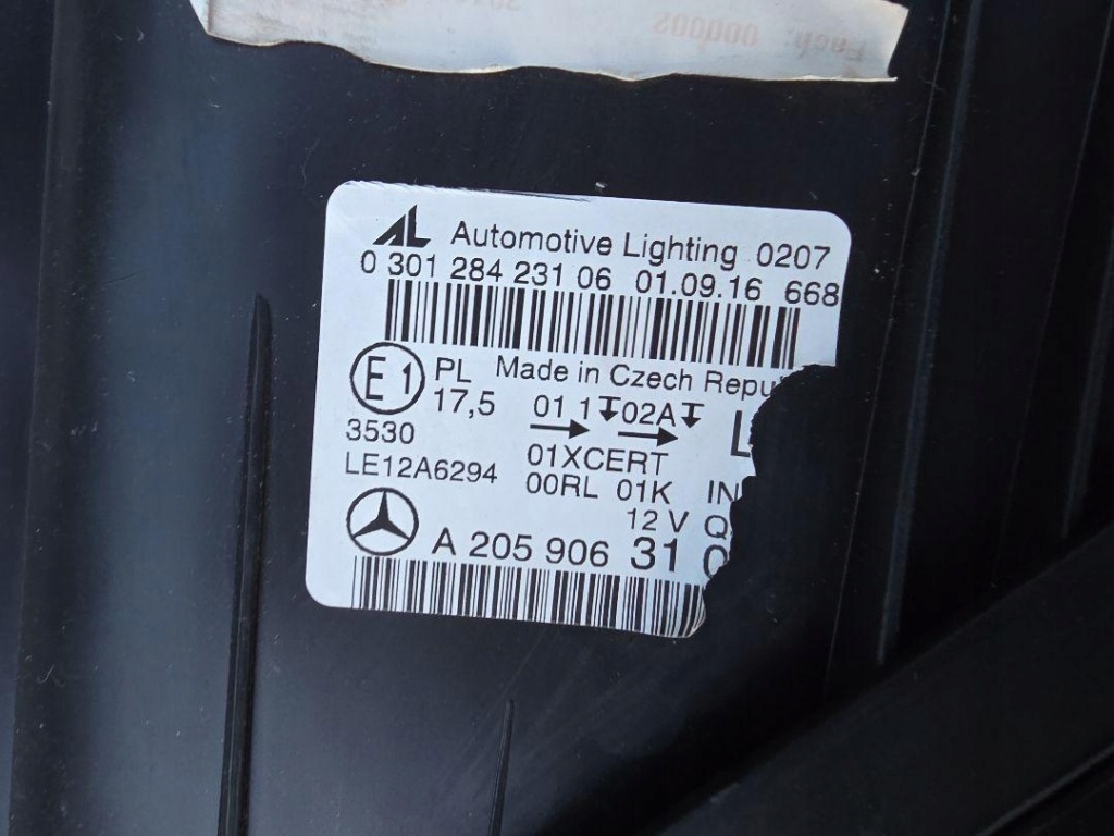 Mercedes c klasa 205 фары перед full led inteligent 2059063104 2059069401 с Разборки