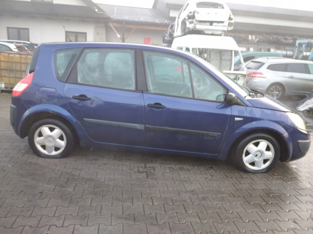 Renault scenic 2 2 03-06 перед бампер крыло  капот фара ремень tef43 комплект Оригинал