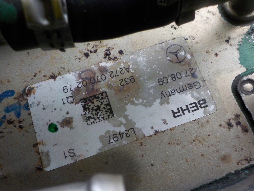 Mercedes w219 w212 w211 3.5 v6 радиатор топлива eu с Разборки