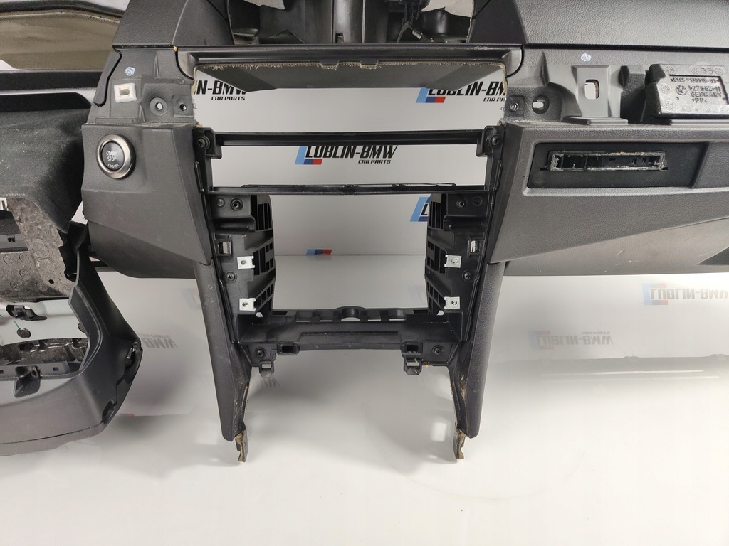 фото №8, Bmw e60 e61 приборная панель приборная консоль запуск стоп + cup holdery