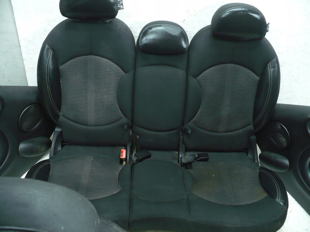 фото №8, Mini cooper s countryman r60 s сидіння / заднє сидіння / комплект напівшкіра обшивки