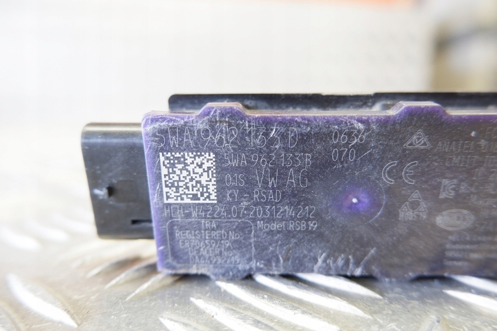 фото №9, Антена keyless vw id.3 e11 5wa962133d electric 70kw 2020