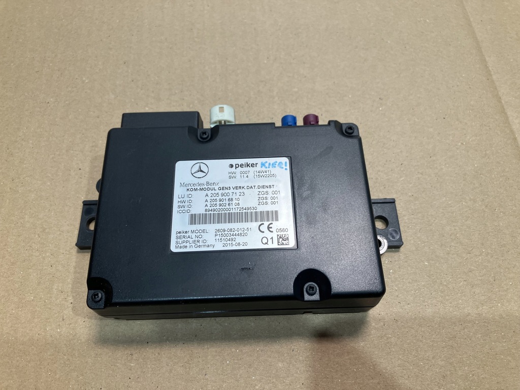 фото №1, Модуль блок керування вентилятора a klasa w176 1.5 cdi