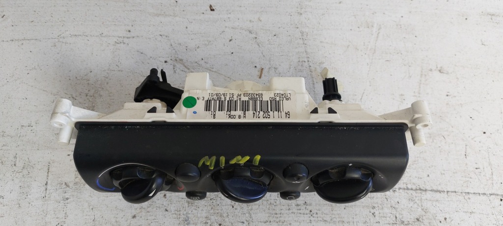 фото №2, Mini cooper one r50 r52 01- панель керування кондиціонер 1502214