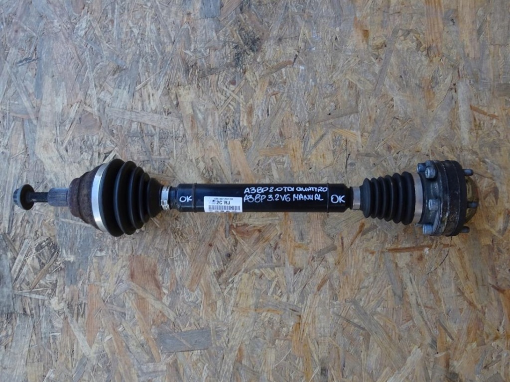 Audi a3 8p 2.0 tdi golf v r32 3.2 v6 привідний вал перед передня права 1k0407272cr в Україні