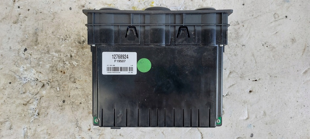 фото №6, Saab 9-5 12768924 панель керування обдув