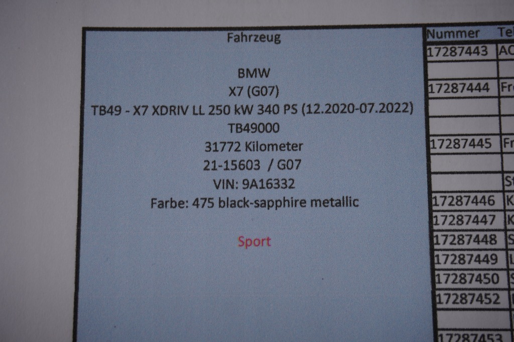 фото №13, Капот pas лампи laser bmw x7 g07 m-pakiet 475