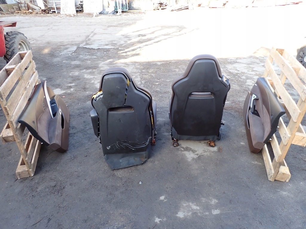 фото №8, Оббивка сидіння з обшивки дверей kpl chevrolet corvette c7 2014-