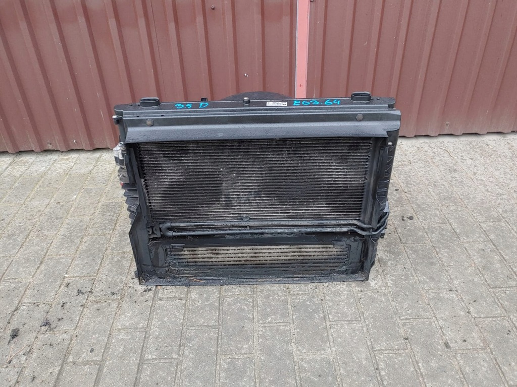 фото №8, Bmw e63 e64 lift lci комплект радіатор 3.0d 3.5d