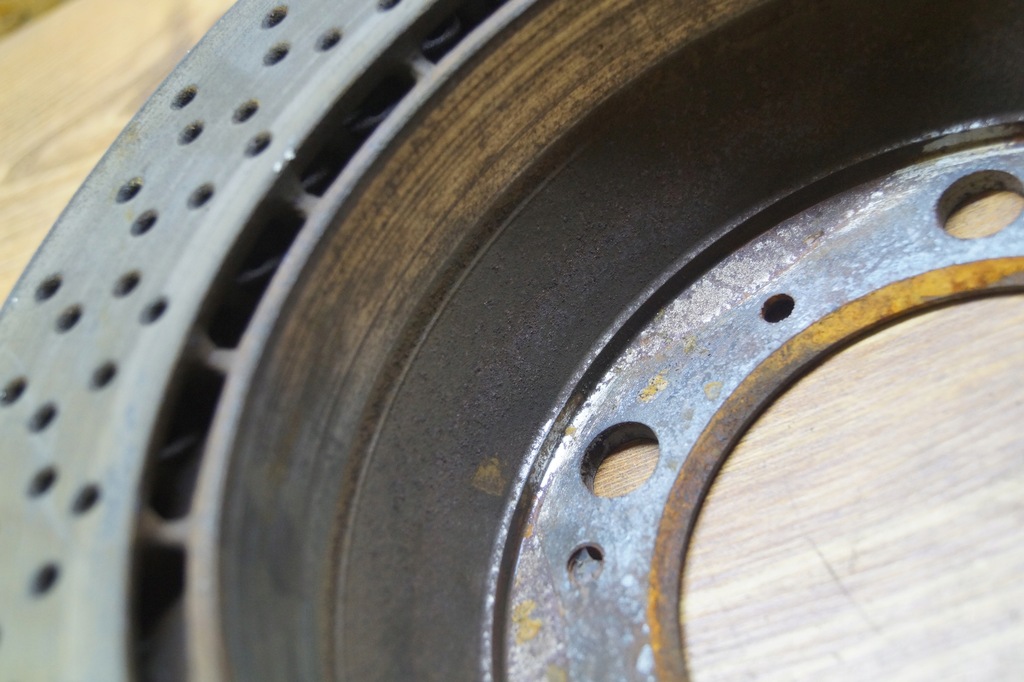 фото №12, Тормозные диски тормозные задняя porsche 911 997 3.6b 299mm