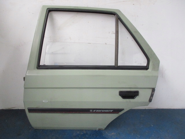 фото №1, Skoda favorit повний двері задня ліва зелені