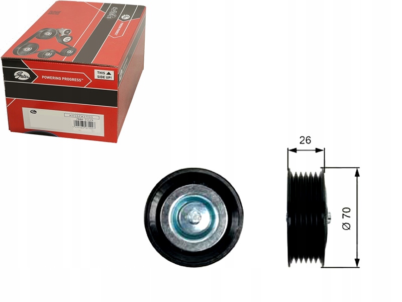 фото №1, Ролик направляющая ремень alfa romeo giulietta mito f