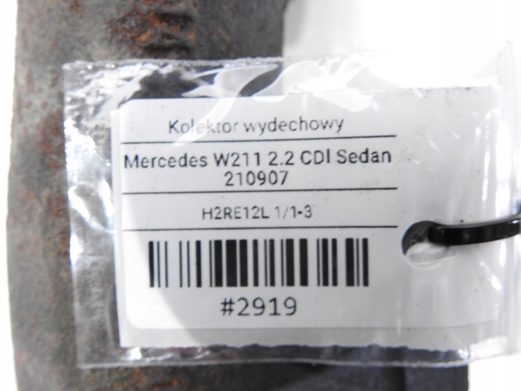 фото №7, Коллектор выпускной mercedes w211 2.2 cdi