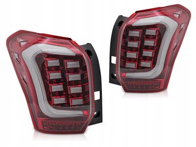 фото №1, Лампы светодиодный задние subaru forester iv 13-18 red white led bar dts