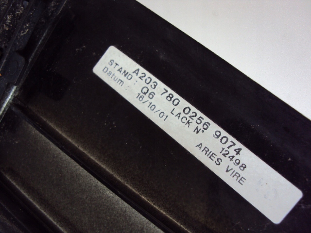 фото №5, Накладки дахові mercedes c-klasa w203