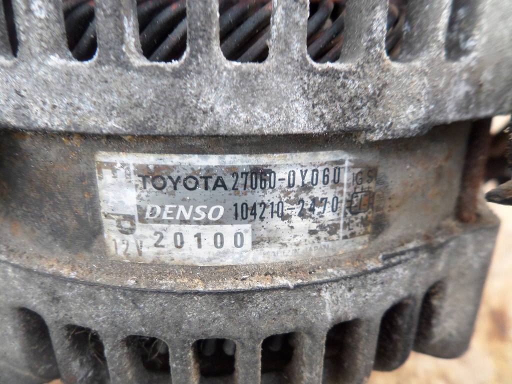 фото №7, Генератор toyota yaris 3 iii 1nr 1.33 auris 2 ii бензин 27060-0y060