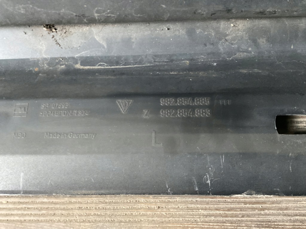 фото №11, Porsche 718 boxster cayman 982 молдинг порог левая 982854885 оригинал