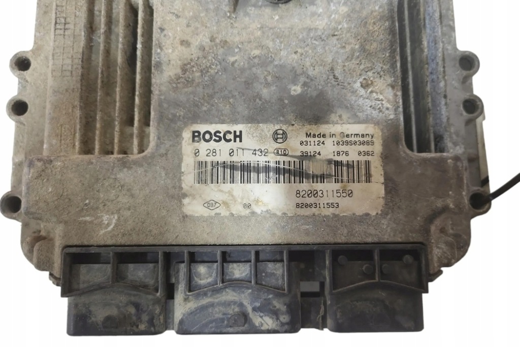 фото №4, Бортовой компьютер двигателя ecu renault espace iv jk0/1_ 0281011432 2.2l дизель 2005
