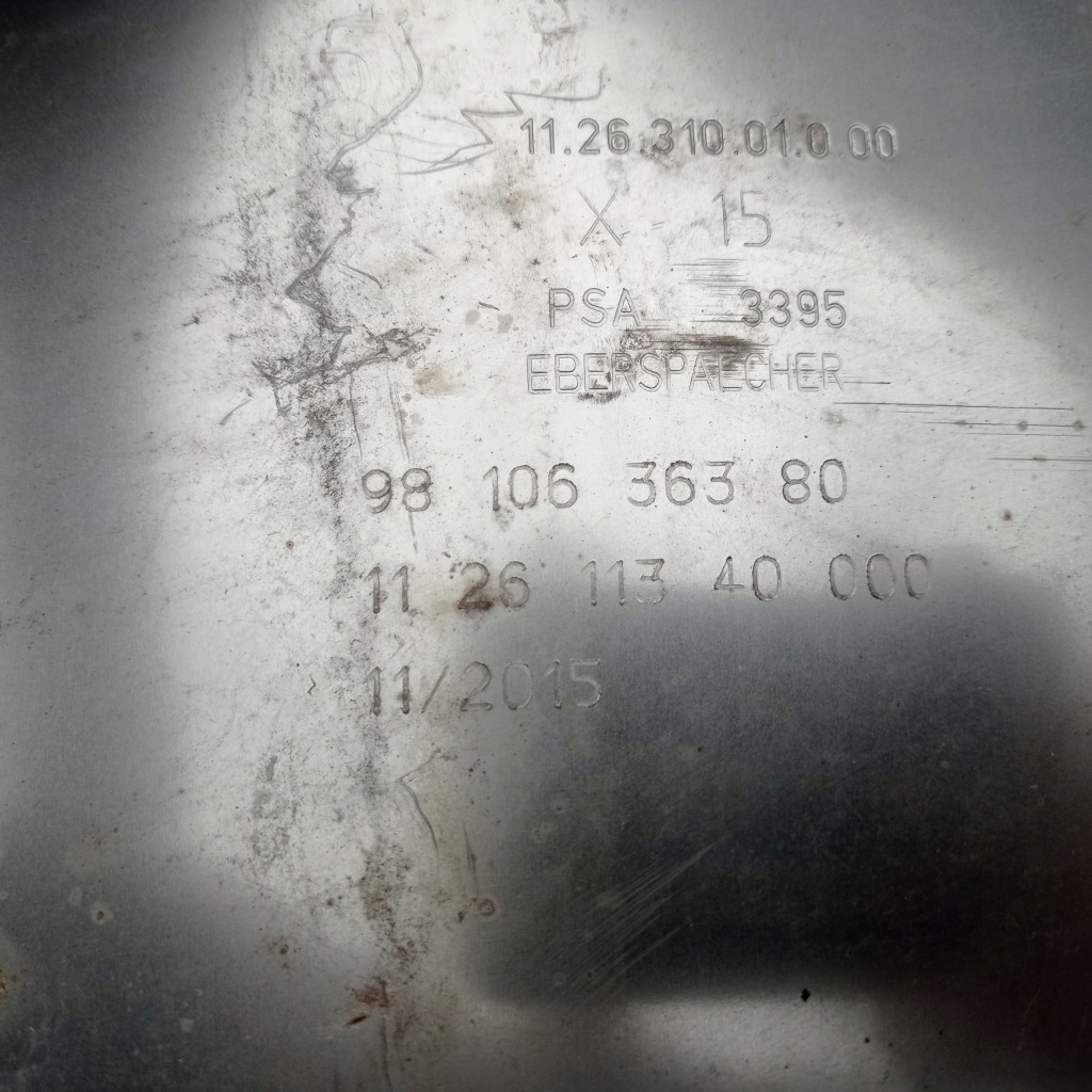 фото №4, Peugeot 3008 ii труба вихлопна гасник 9810636380