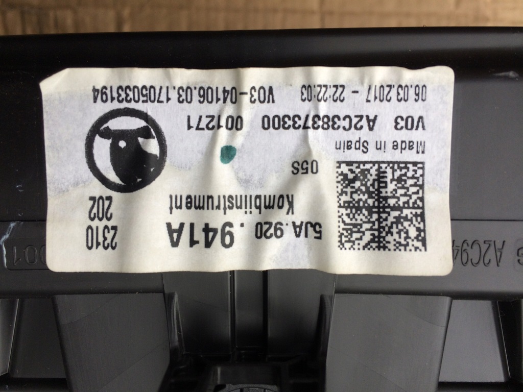 фото №7, Счетчик приборы 5ja920941a uk skoda rapid 1.4 tdi