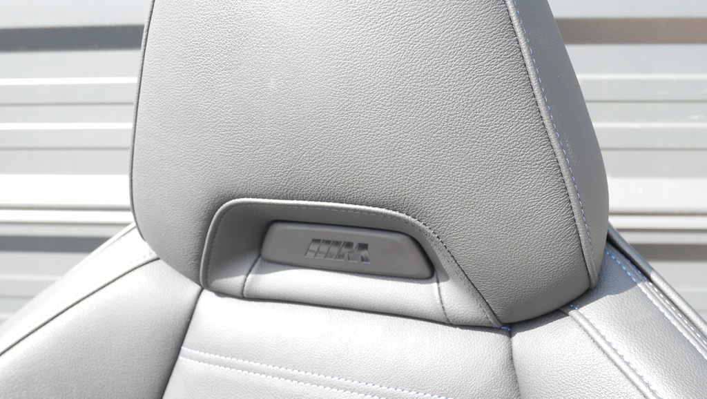 фото №14, Bmw i4 m50 g26 сидіння електричний заднє сидіння обшивки шкіра niebieska nić